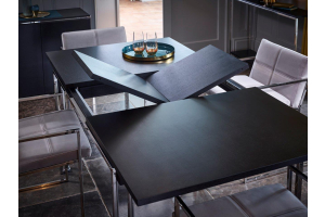 Federico Polished Extending Dining Table by Gillmore British Design