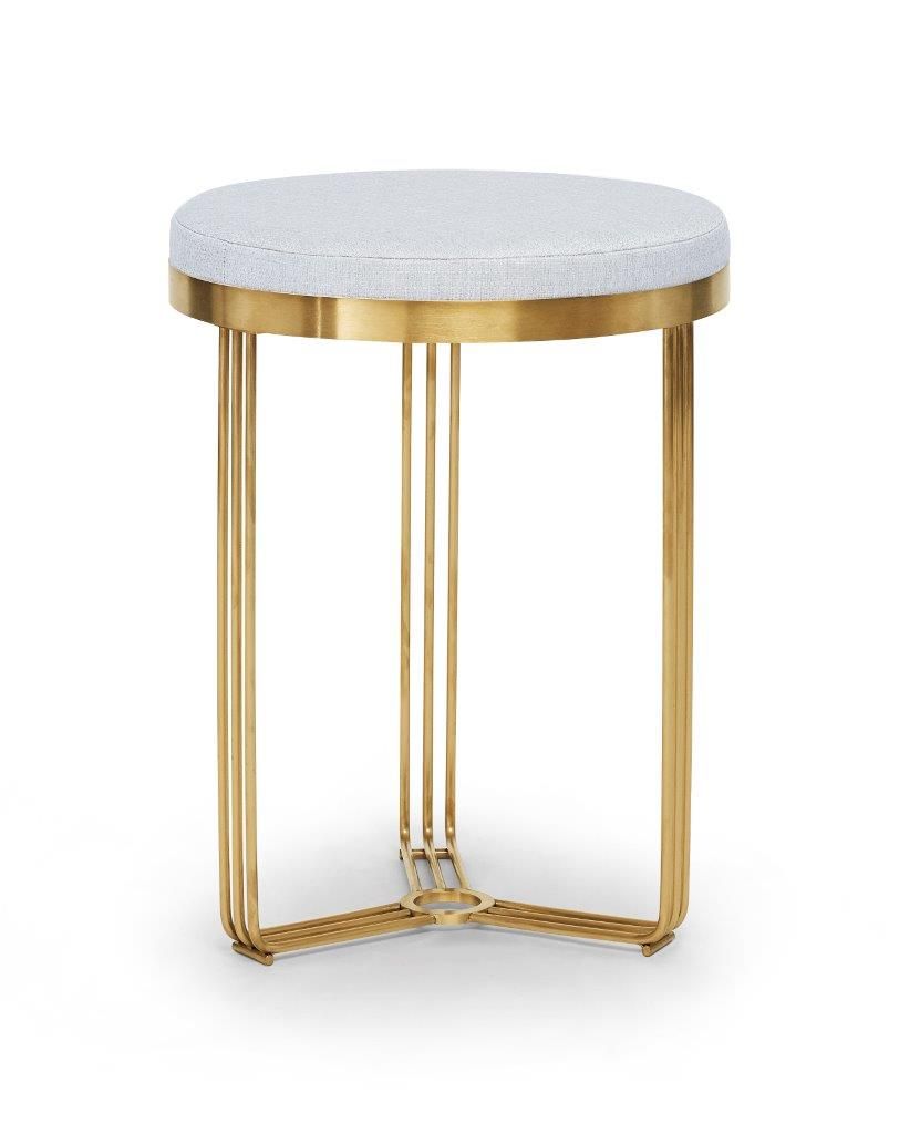 Gold stool shop side table
