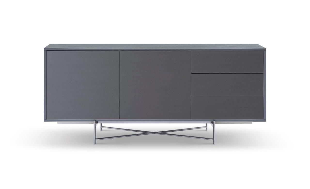 Anthracite top grey sideboard