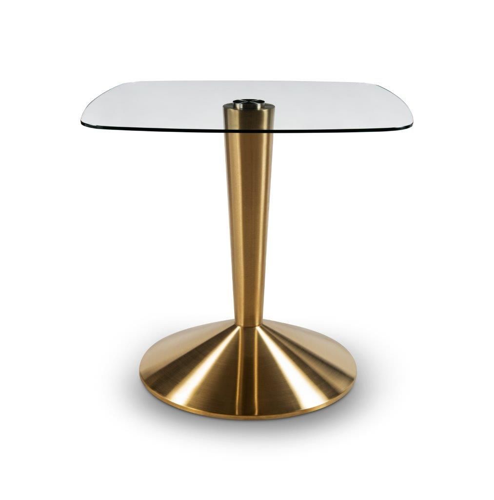 Small gold dining table sale