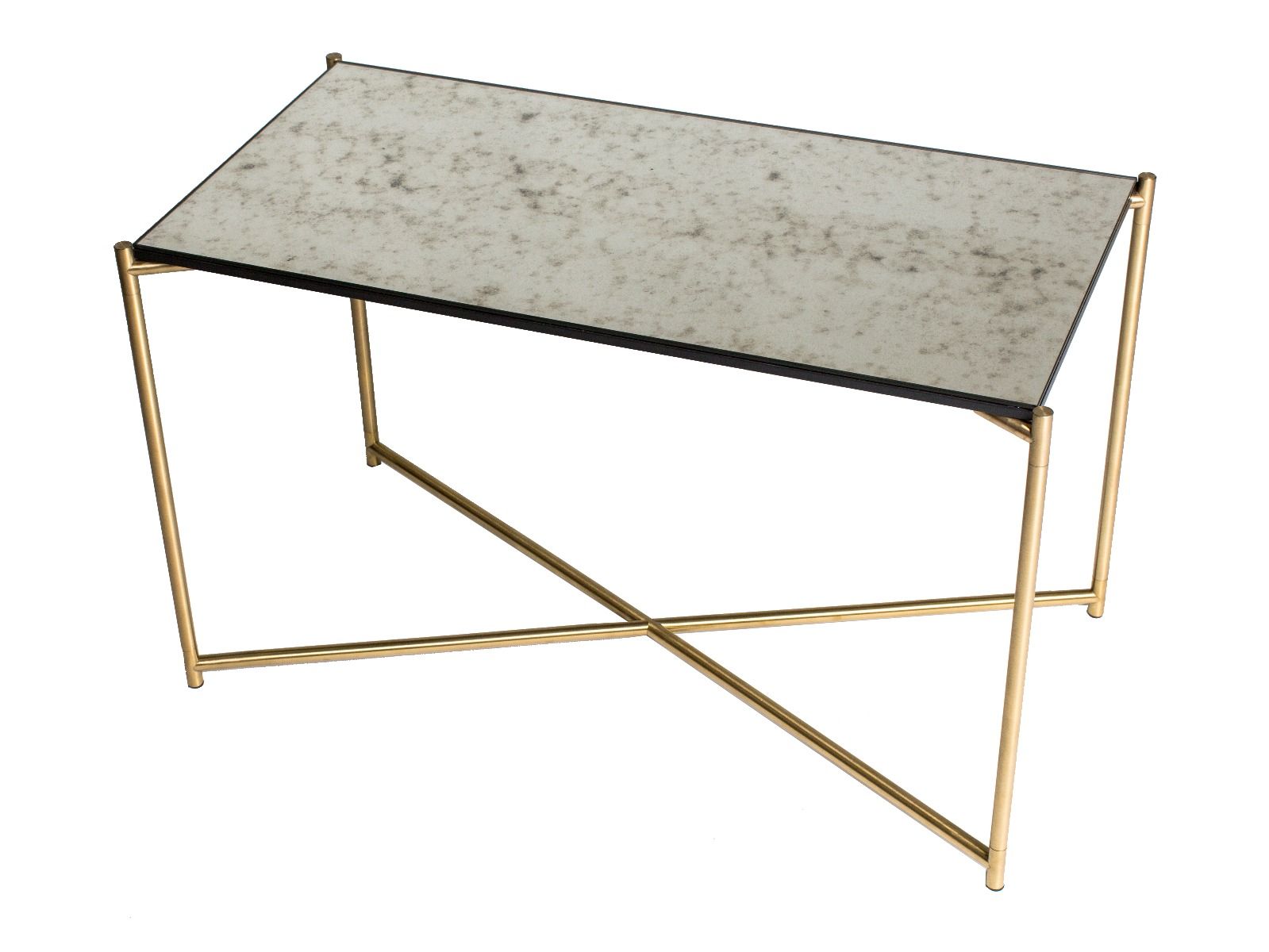 Brass side table rectangle cheap