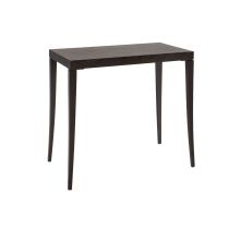 Charcoal-Stained Oak Veneer Small Console Table 