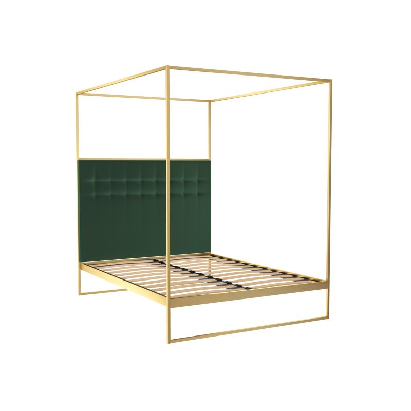 Novogratz gold top canopy bed