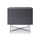 Grey Bedside Chest by Gillmore