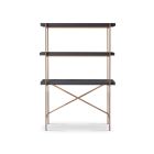 Bronze Frame & Grey Desk & Bookshelf by Gillmore