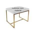 Bespoke Brass Small Stool by Gillmore