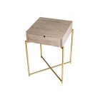 Square Side Table With Drawer by Gillmore