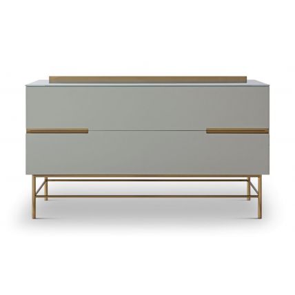 Two Drawer Low Sideboard by Gillmore