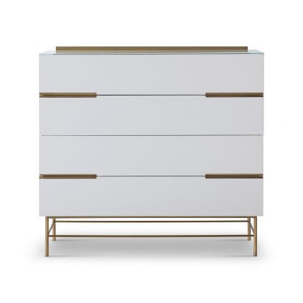 Four Drawer Wide Chest by Gillmore