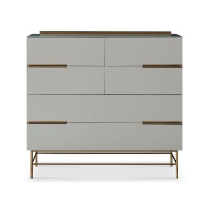 Six Drawer Wide Chest by Gillmore