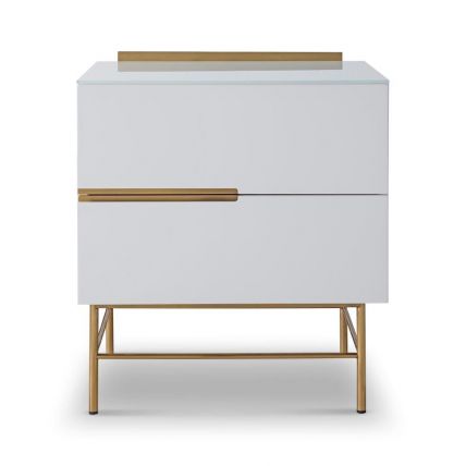 Two Drawer Narrow Chest by Gillmore