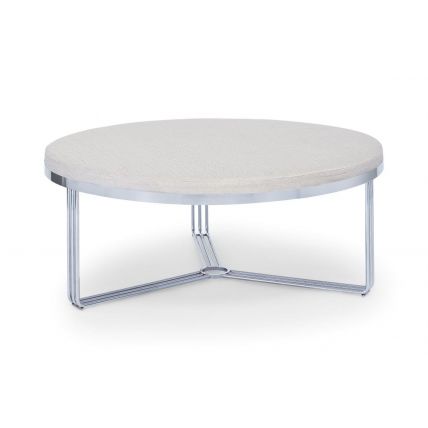 Large Circular Coffee Table or Footstool 