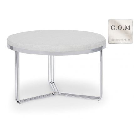 Small Circular Coffee Table or Footstool 