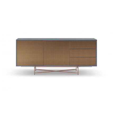 Grey and Bronze Buffet Sideboard by Gillmore