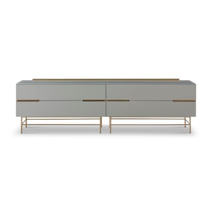 Four Drawer Low Sideboard by Gillmore