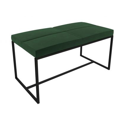 Deep Green Velvet Bed Bench by Gillmore