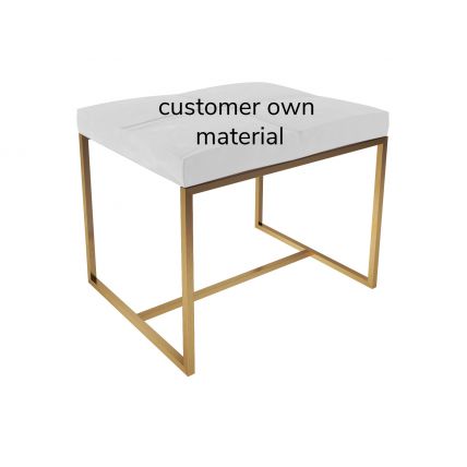 Bespoke Brass Small Stool by Gillmore