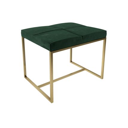 Small Deep Green Dressing Table Stool by Gillmore