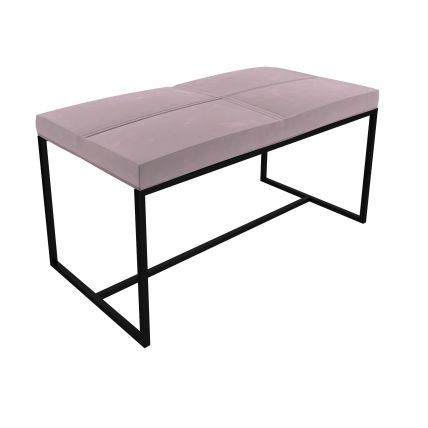 Pink Velvet Bed Bench by Gillmore