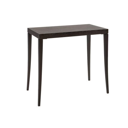 Charcoal-Stained Oak Veneer Small Console Table by Gillmore