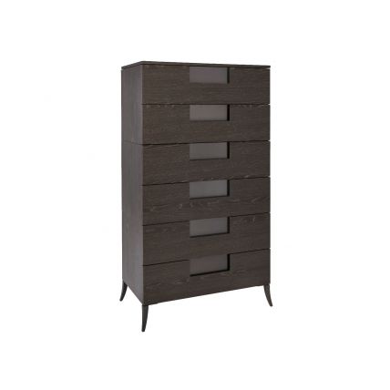 Wide Six Drawer Chest by Gillmore