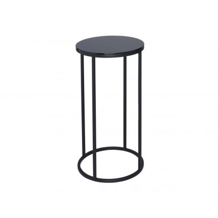 Circular Lamp Stand - Kensal BLACK with BLACK base