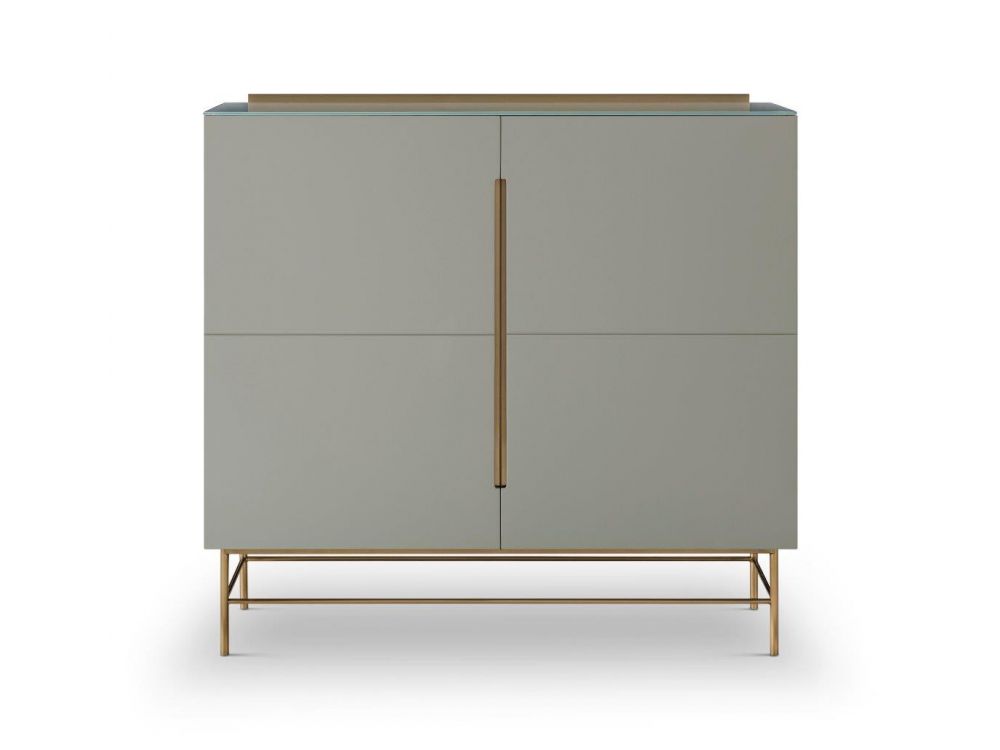 Grey and brass sideboard hot sale