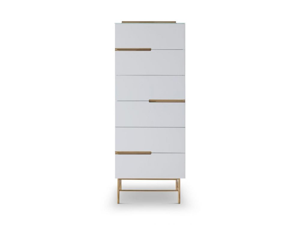 White lacquer tall dresser deals