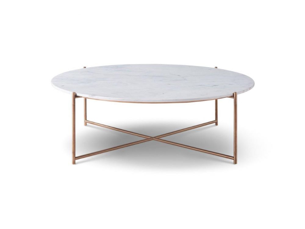 Round side outlet table large