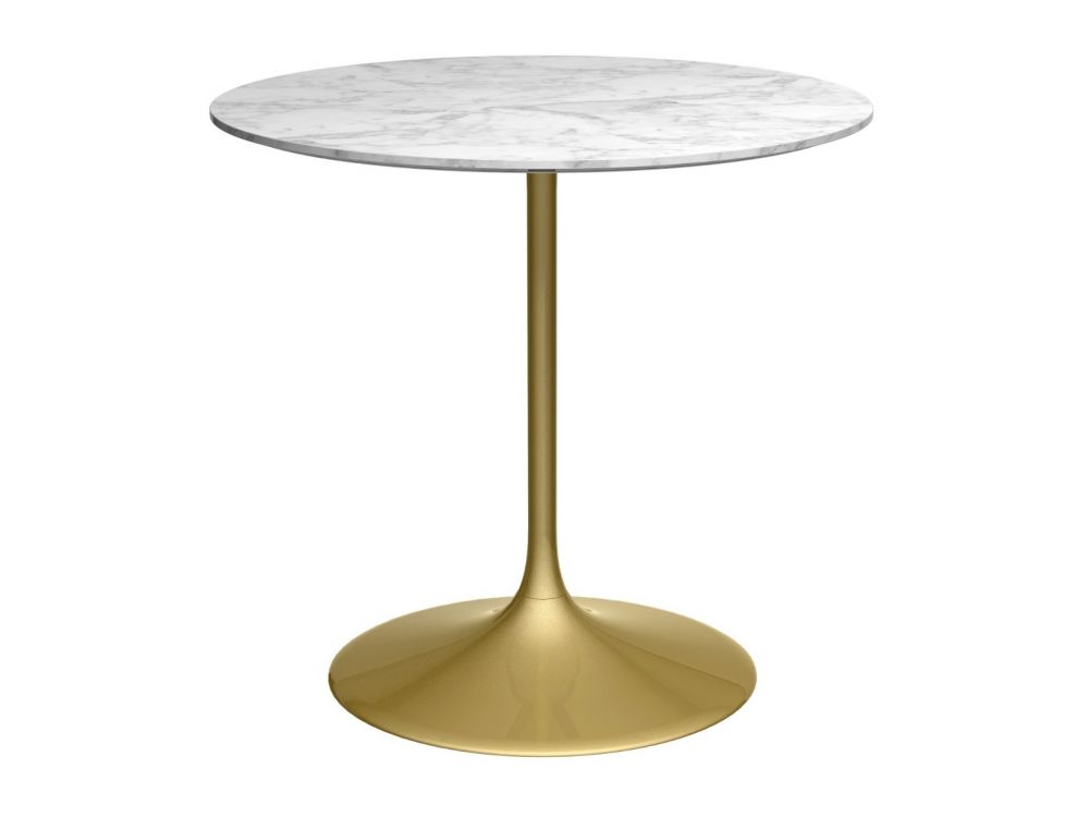 Round small store marble table