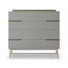 Four Drawer Wide Chest by Gillmore