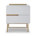 Two Drawer Narrow Chest by Gillmore