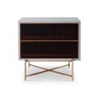 White Bedside Table Chest by Gillmore