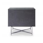Grey Bedside Chest by Gillmore