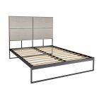 double bed frame with headboard