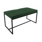 Deep Green Velvet Bed Bench by Gillmore