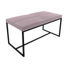 Pink Velvet Bed Bench by Gillmore