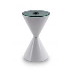 Round Hourglass Side Table by Gillmore