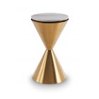 Round Hourglass Side Table by Gillmore