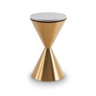 Round Hourglass Side Table by Gillmore