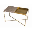 Rectangular Top Side Table by Gillmore