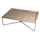 Rectangular Coffee Table With Tray Top 