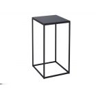 Square Lamp Stand - Kensal BLACK with BLACK base