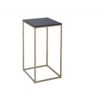 Square Lamp Stand - Kensal BLACK with BRASS base