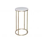 Circular Lamp Stand - Kensal MARBLE with BRASS base