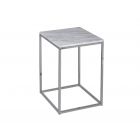 Square Side Table - Kensal MARBLE with POLISHED base