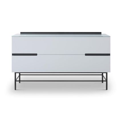 Two Drawer Low Sideboard by Gillmore