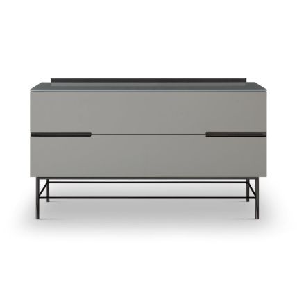 Two Drawer Low Sideboard by Gillmore