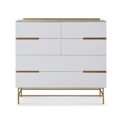 Six Drawer Wide Chest by Gillmore