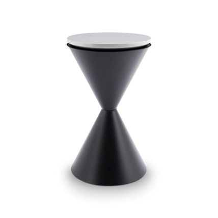 Round Hourglass Side Table by Gillmore